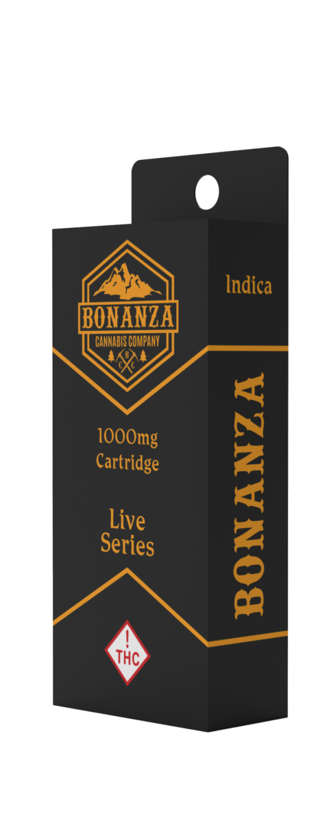 Photograph of product: Bonanza Live Resin Cartridge (I) BLACKBERRY GRAPE