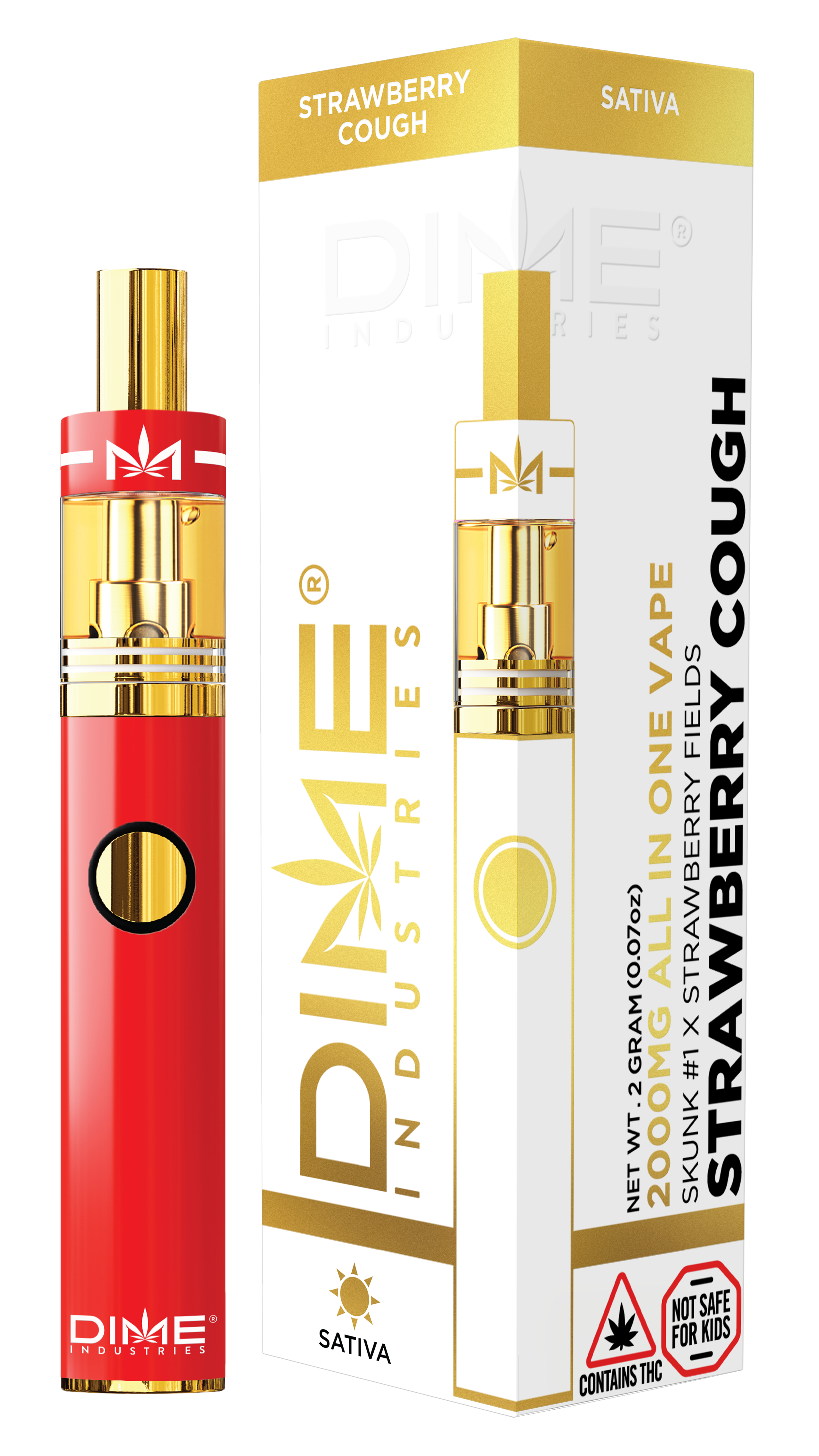 Photograph of product: Strawberry Cough Disposable | 2G