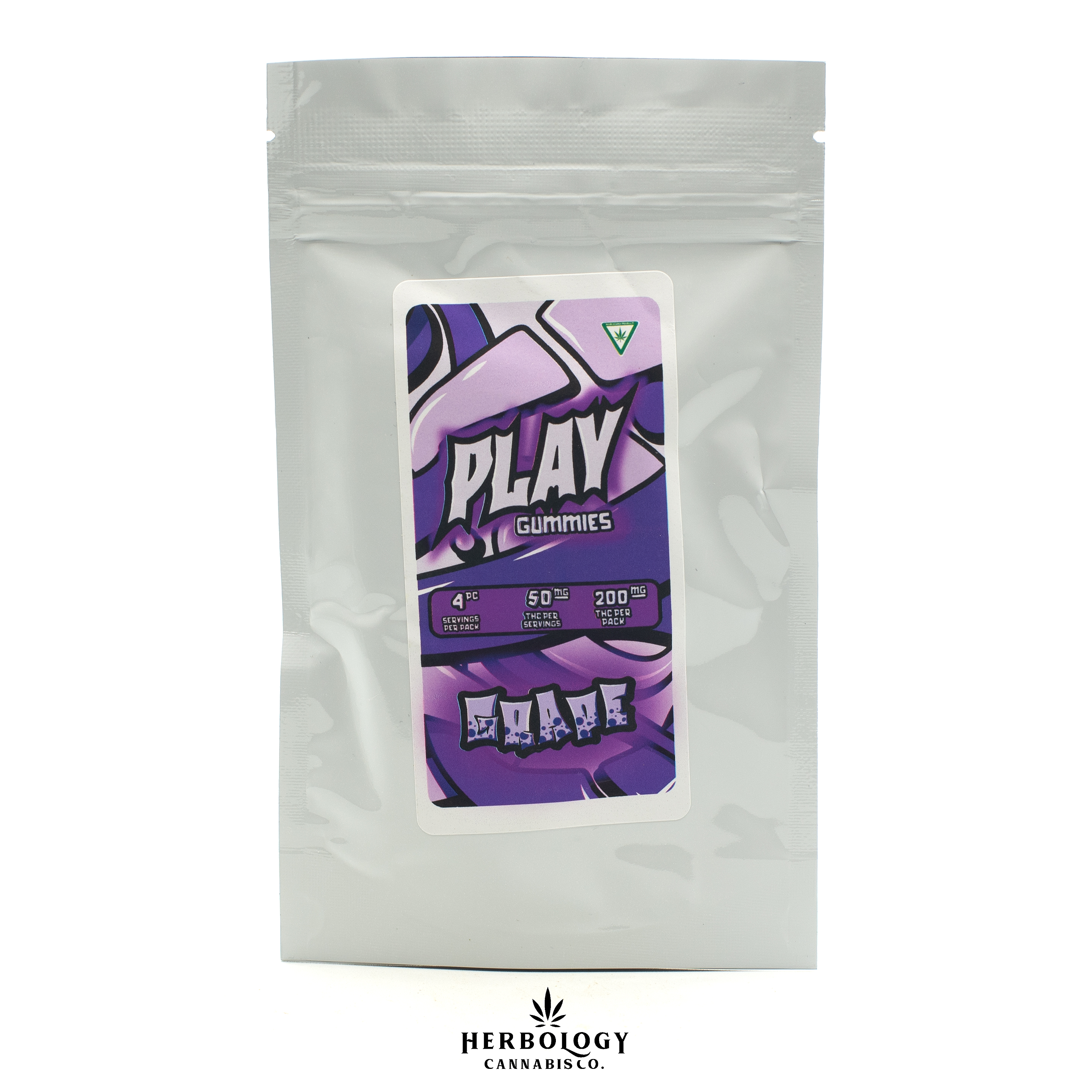 Photograph of Product: Play | Gummy | Grape | 200mg