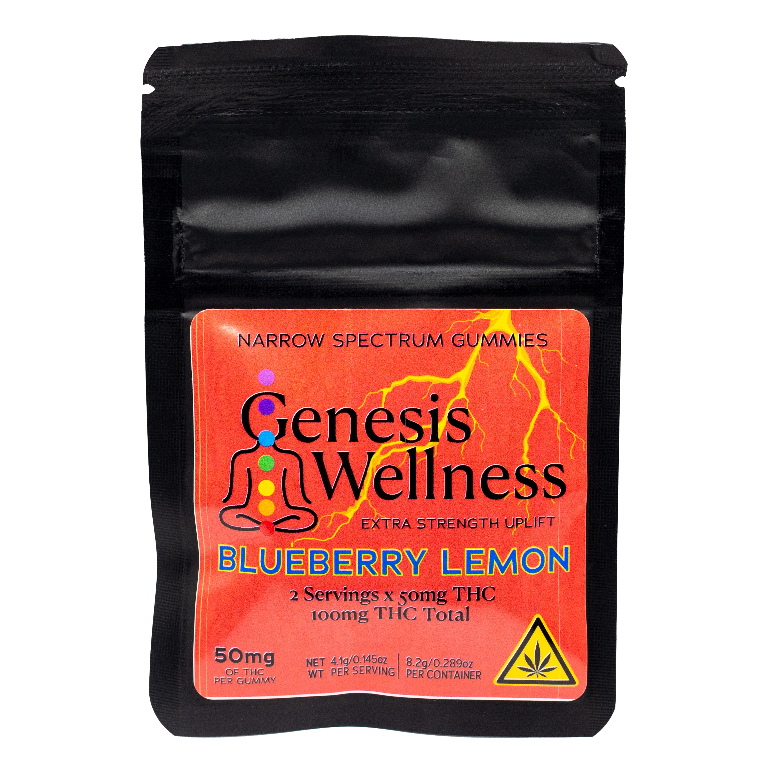 Photograph of product: LUV Edible Uplift Gummies Blueberry Lemon 2pk
