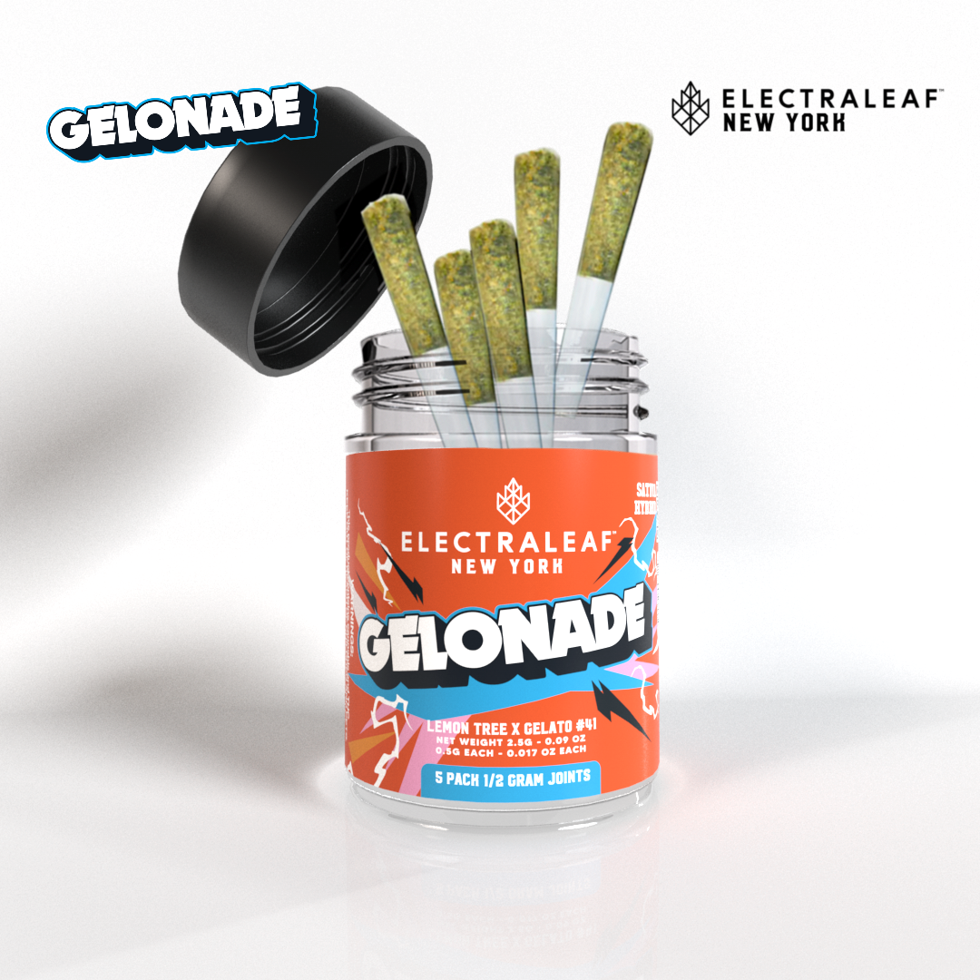 Photograph of product: Electraleaf - Gelonade (SH) - 25.87% - 5pk Preroll