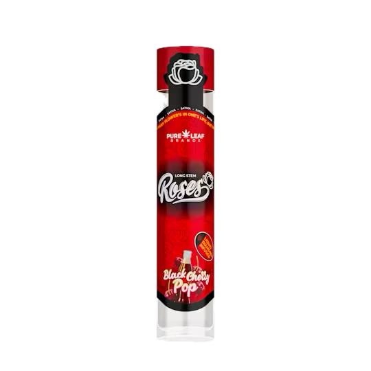 Photograph of product: Black Cherry Pop 1g Long Stem Infused Preroll by Roses