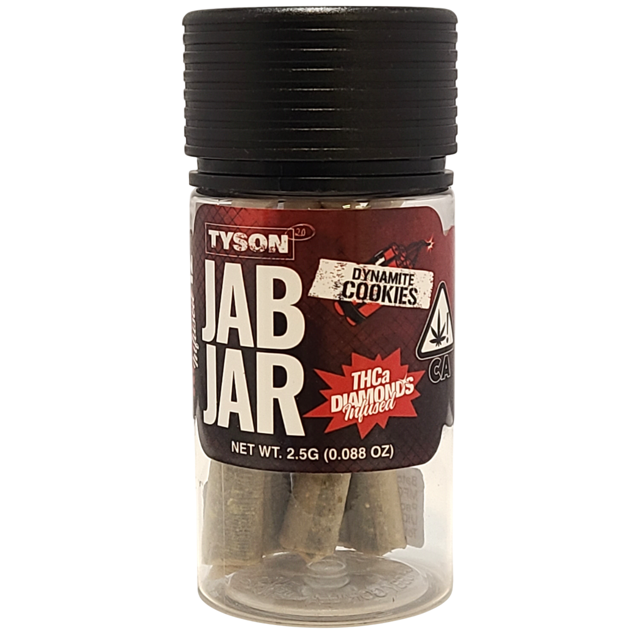 Photograph of product: DYNAMITE COOKIES 2.5G 5 PACK INFUSED PREROLL