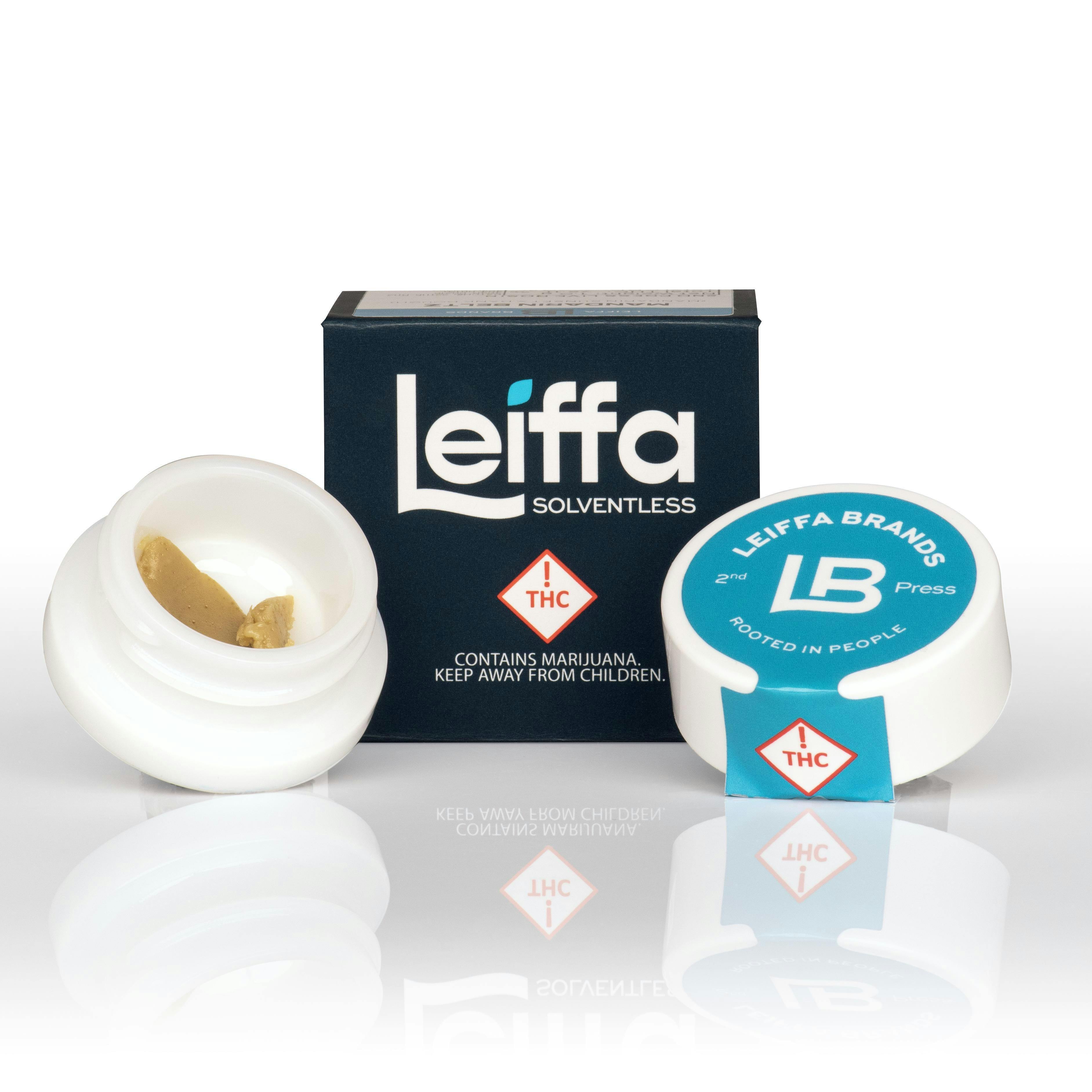 Photograph of product: Leiffa Strawberry Banana Live Rosin 1g 2nd Press