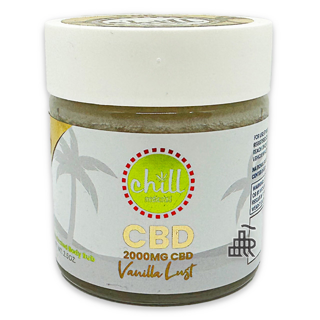 Photograph of product: Vanilla Lust | Maxx Body Rub | 1:1 | Thc:Cbd