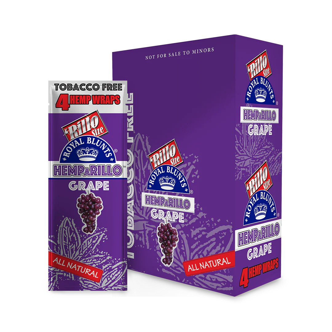 Photograph of product: Royal Blunts - Hemp Wraps | Grape 4pk