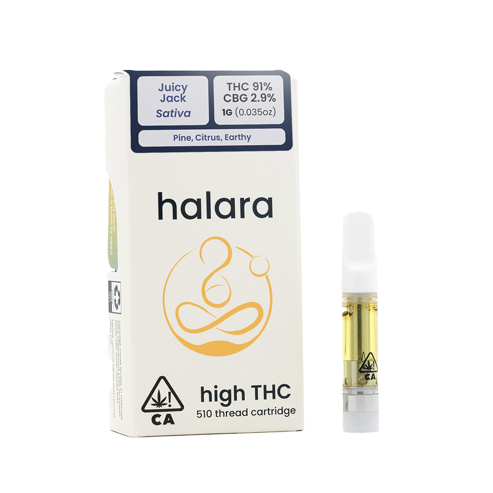 Photograph of product: JUICY JACK HIGH THC CARTRIDGE [1 G]