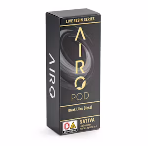 Photograph of product: AIRO - Black Lilac Diesel- Liquid Diamonds Cartridge
