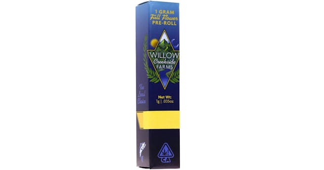 Photograph of product: Willow Creekside - Afghani 1g Preroll - 