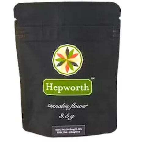 Photograph of product: Hepworth | 3.5g Pre-Pack Flower | Blue Dream x Purple Punch