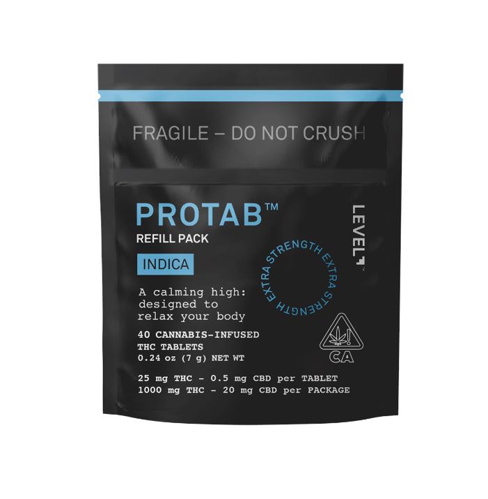 Photograph of product: LEVEL | Oui'd ProTab Refill Pack (40 Tablets) | 1000mg