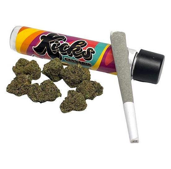 Photograph of product: Kicks Pre-roll Animal Cookies 1g - 