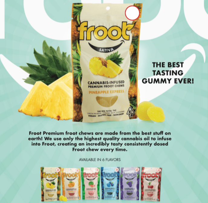 Photograph of product: Froot - Sour Grape Single - 100MG