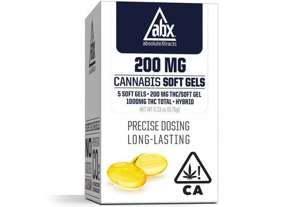 Photograph of product: [ABX] TH-oui Soft Gels - 200mg 5ct - Refresh (H) - 