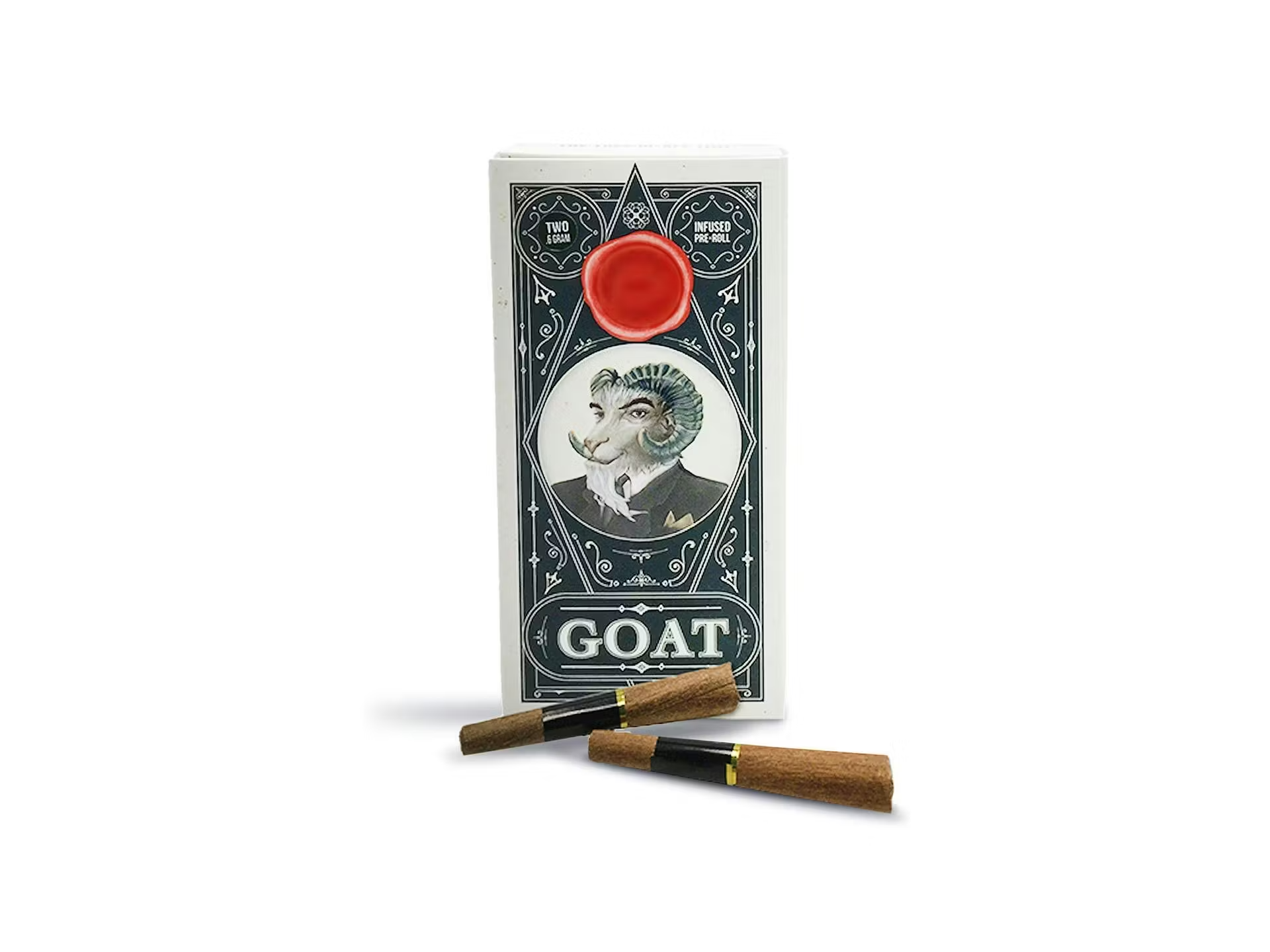 Photograph of product: OG Sweet Backwood 0.6g Infused Pre-Rolls | 2pk - GOAT