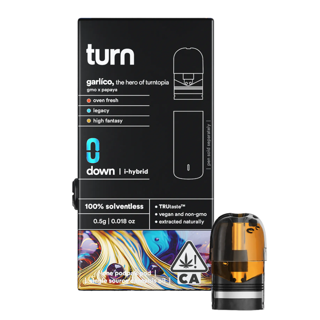 Photograph of product: TURN - DOWN - GARLICO SOLVENTLESS 500MG