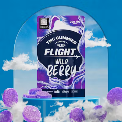 Photograph of Product: FLIGHT | WILD BERRY 200MG GUMMIES
