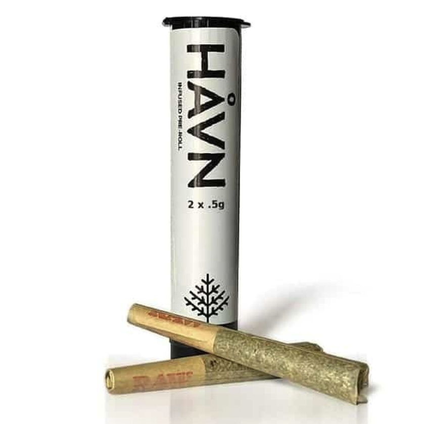 Photograph of product: HAVN New Glue 0.5g 2pk Infused Preroll
