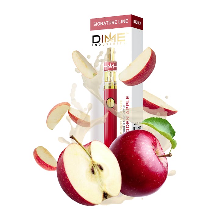 Photograph of product: Dime Industries | Forbidden Apple | All-In-One Rechargeable Vape | 1g