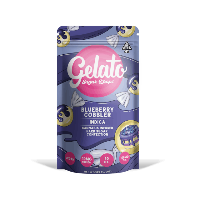 Photograph of product: Blueberry Cobbler | 100mg Sugar Drops