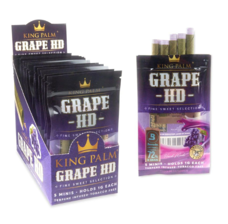 Photograph of product: KING PALM - WRAPS - 5PK - GRAPE HD