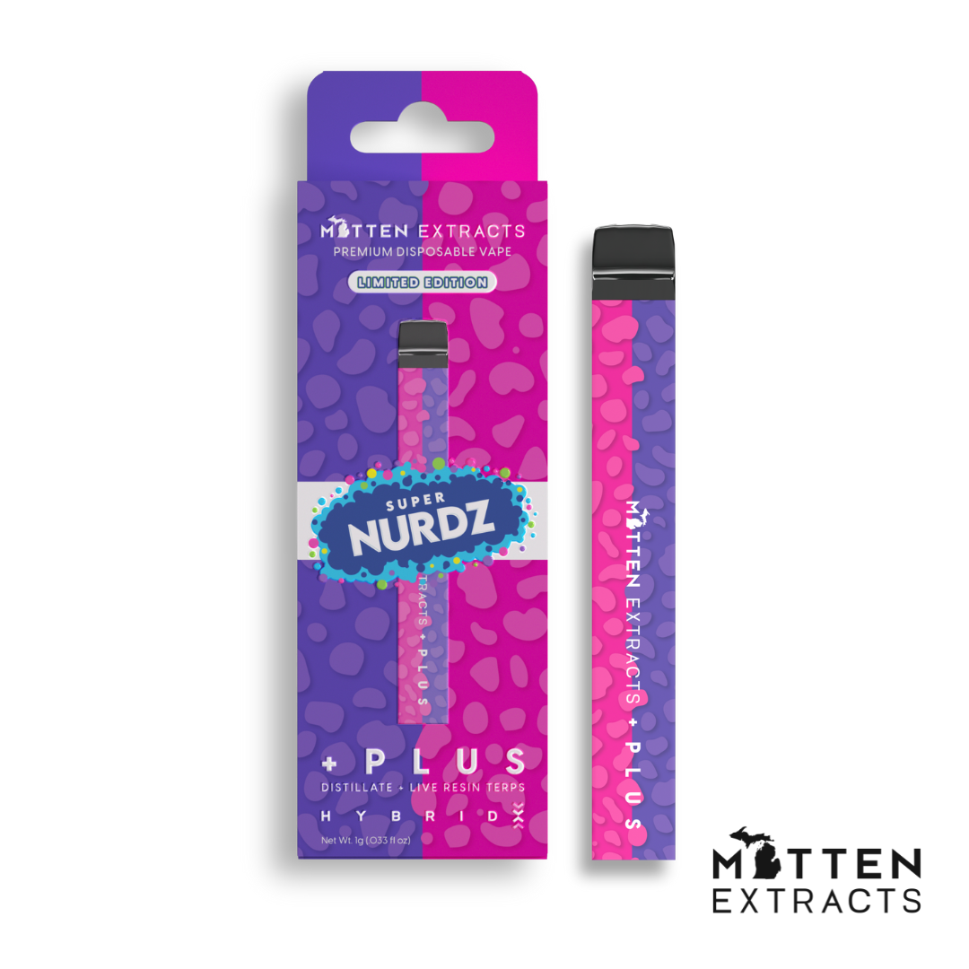 Photograph of product: Super Nurdz +PLUS Disposable | 1G
