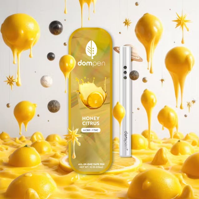 Photograph of product: Honey Citrus | 4:1 CBD:TH-oui | 1g AIO - 