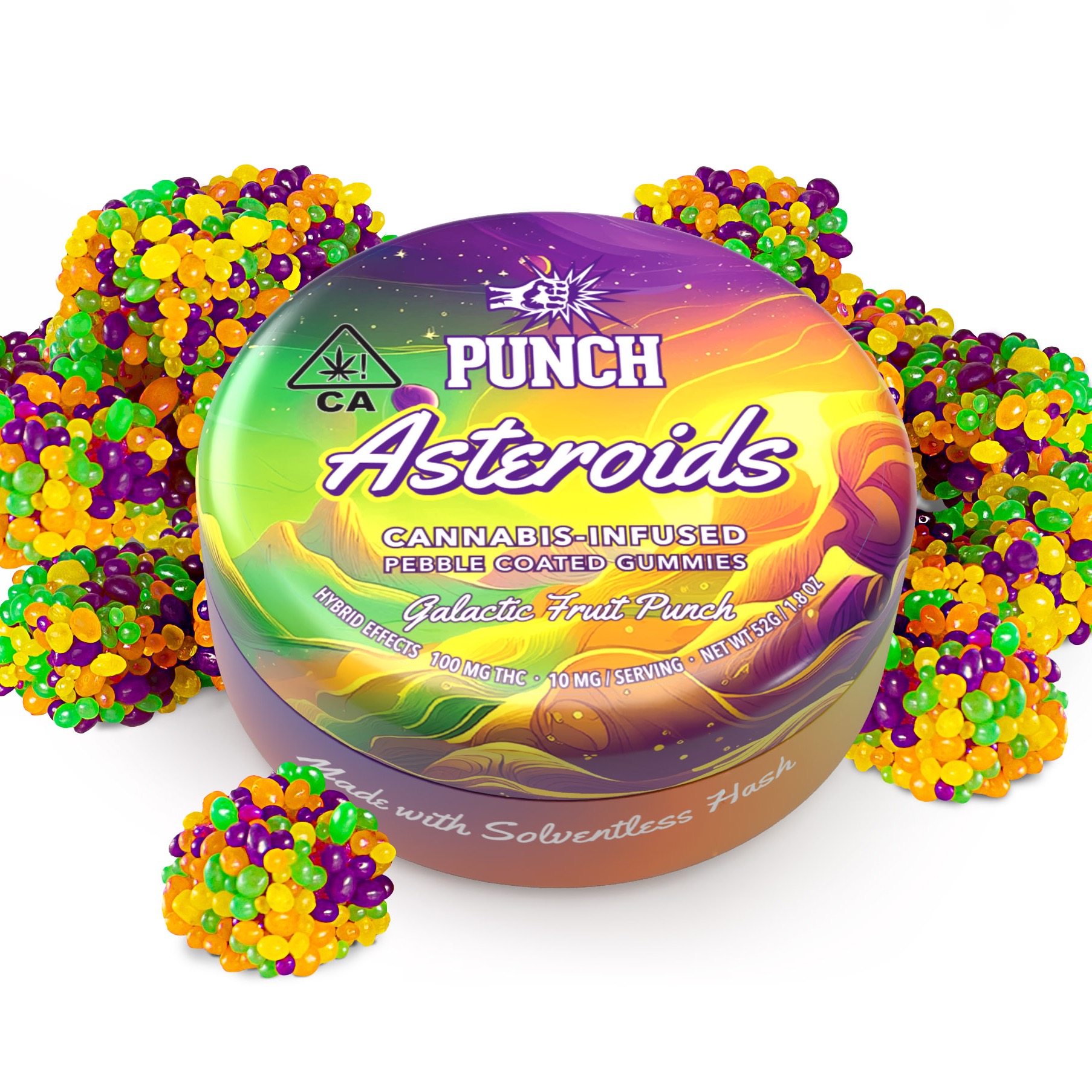 Photograph of product: Punch - Asteroids - Galactic Fruit Punch 100mg