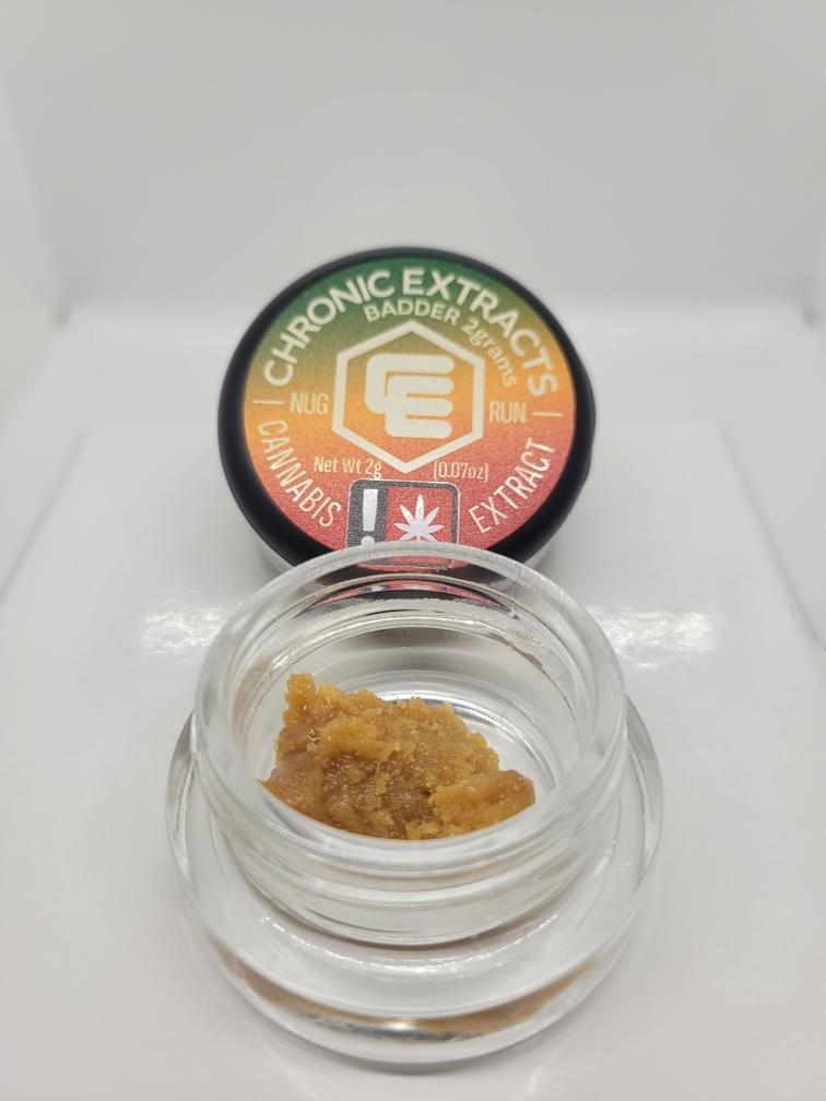 Photograph of product: Chronic Extracts Garlic Sherb Crasher Badder-2g