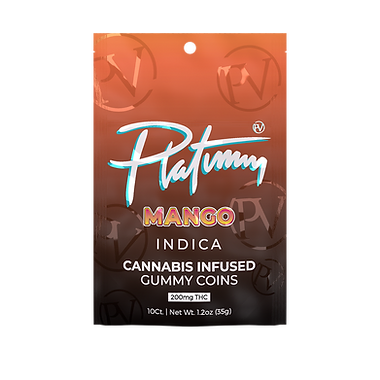 Photograph of product: Platinum Vape - Mango Gummies 200mg