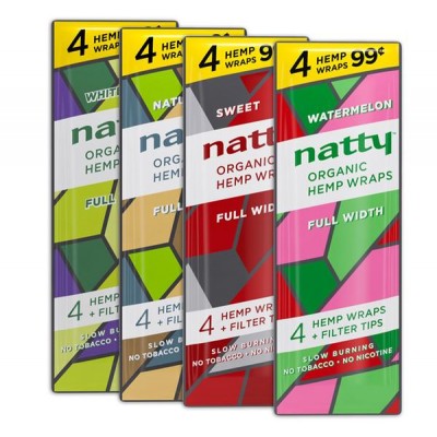Photograph of product: Natty Hemp Wraps (Various Flavors)