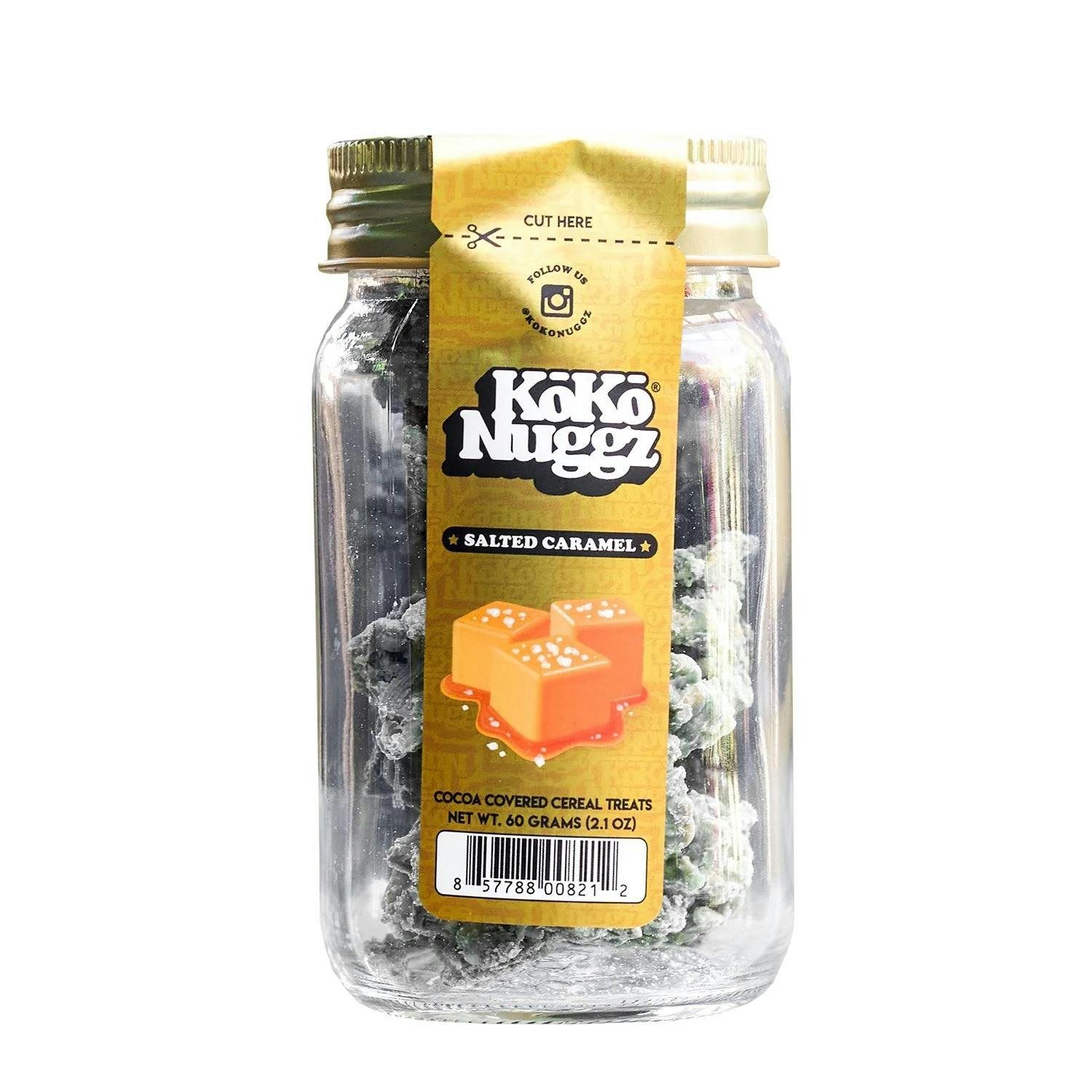 Photograph of product: Koko Nuggs - Salted Caramel - Edibles - 100 mg