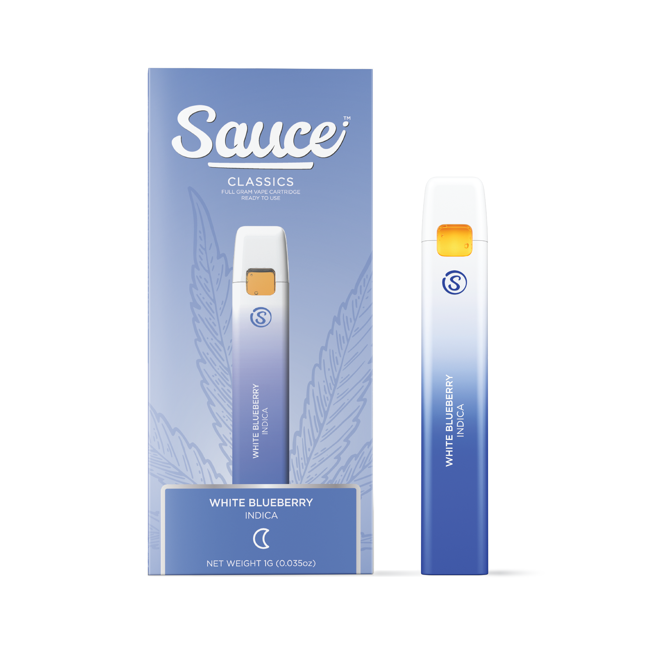 Photograph of product: Sauce - 1000mg Classic Disposable (I) - - White Blueberry