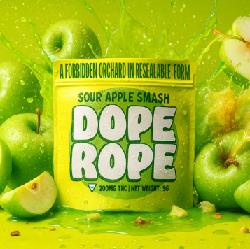 Photograph of product: Sour Apple Smash | Dope Rope