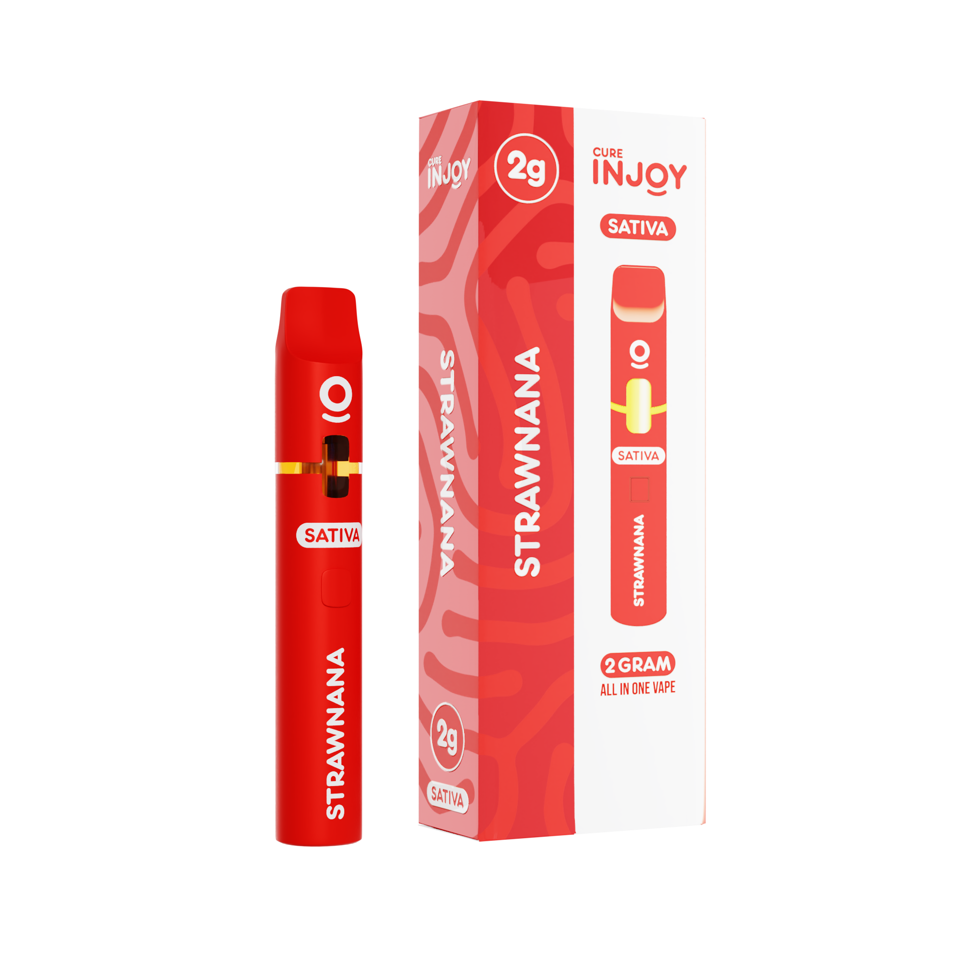 Photograph of product: 2g Strawnana Cure Injoy Disposable - 2.00 s