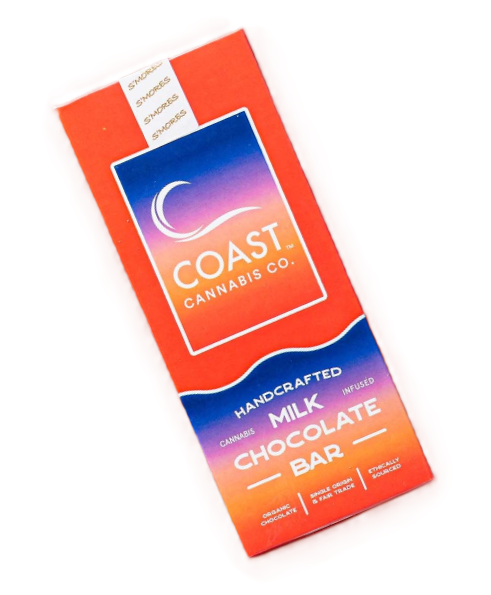 Photograph of product: S'mores | 5mg Milk Chocolate Bar | Coast