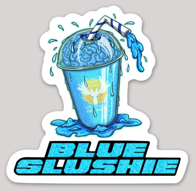 Photograph of product: LRP Cultivar Sticker - Blue Slushie (TAX INCLUDED)