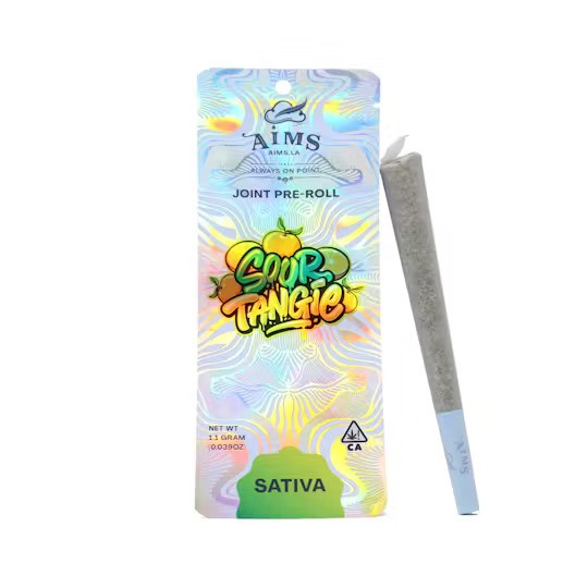 Photograph of Product: AIMS - Sour Tangie - Sativa - Indoor - Joint - 1.1g