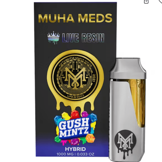 Photograph of product: Gush Mintz Live Resin All In One - 