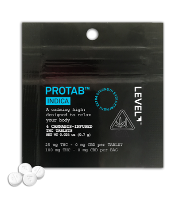Photograph of product: Level | ProTab Oui'd 100mg 4pk