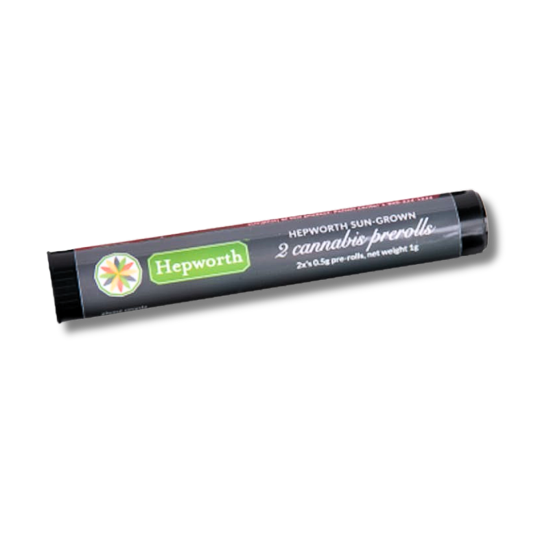 Photograph of product: Hepworth - Durban Poison x Soap + Mimosa Bubble au chocolat Infused Prerolls 2pk - 1g