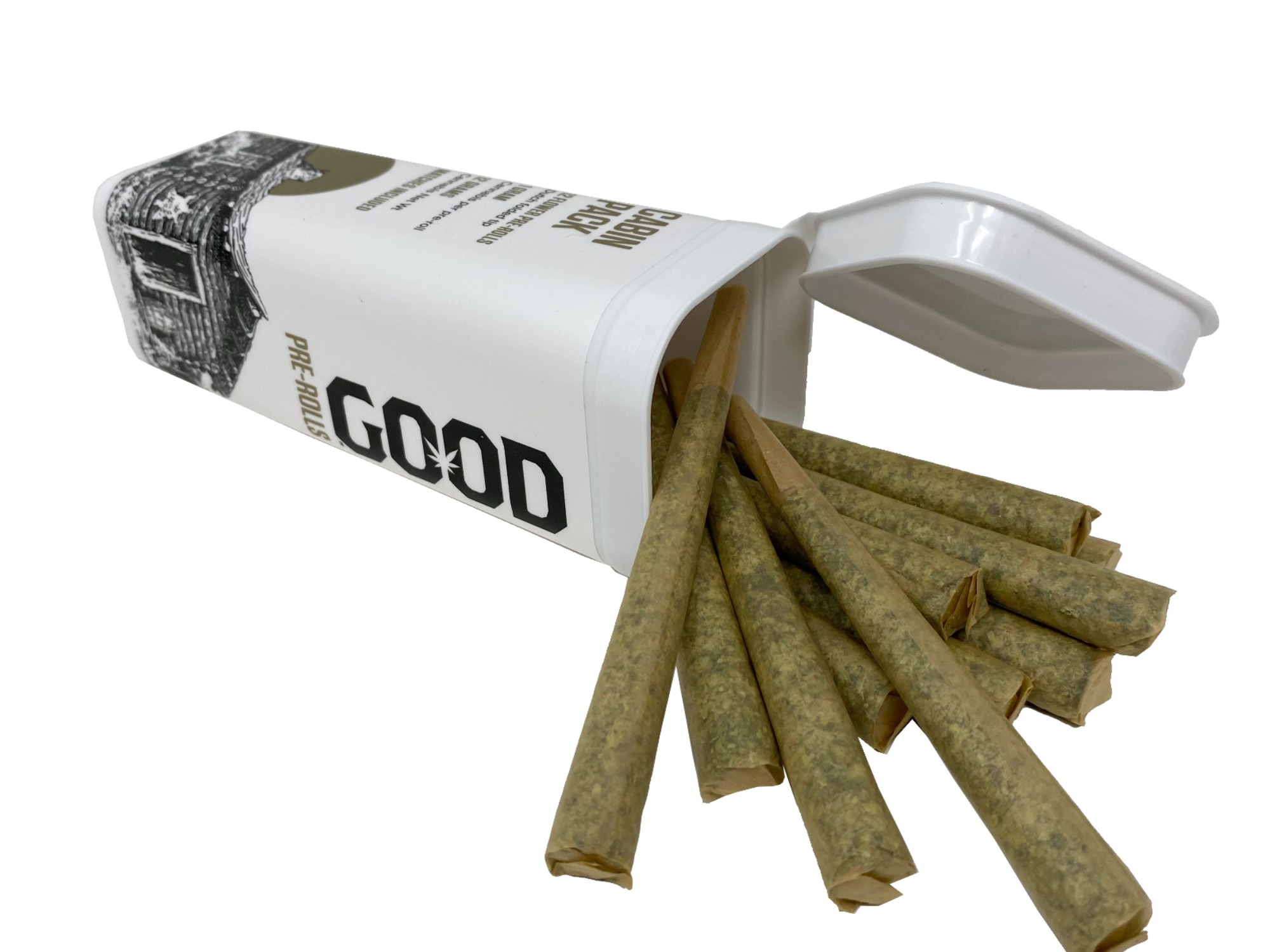 Photograph of product: 12 Bio-Jesus Pre-Roll Cabin Pack by GOOD Oui'd