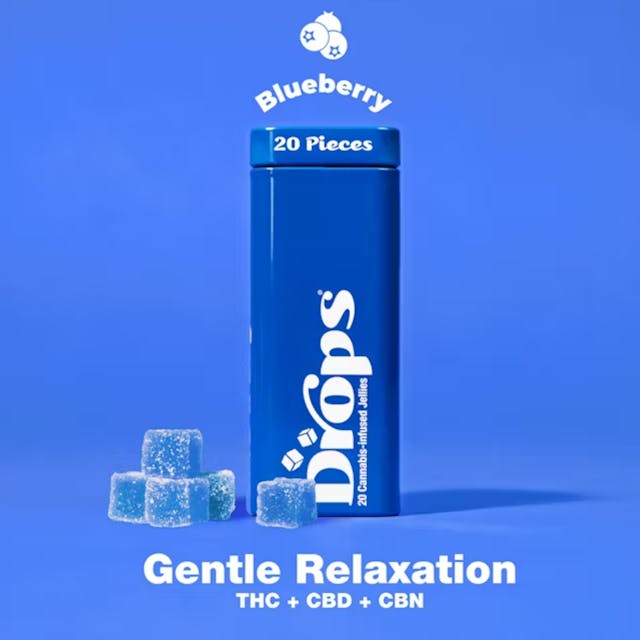 Photograph of product: Blueberry | Gentle 4:1 | 20pk Rosin Gummies - 