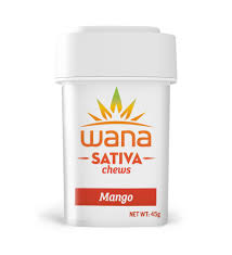 Photograph of product: Wana Mango (S) Sour Gummies 10mg 10pk