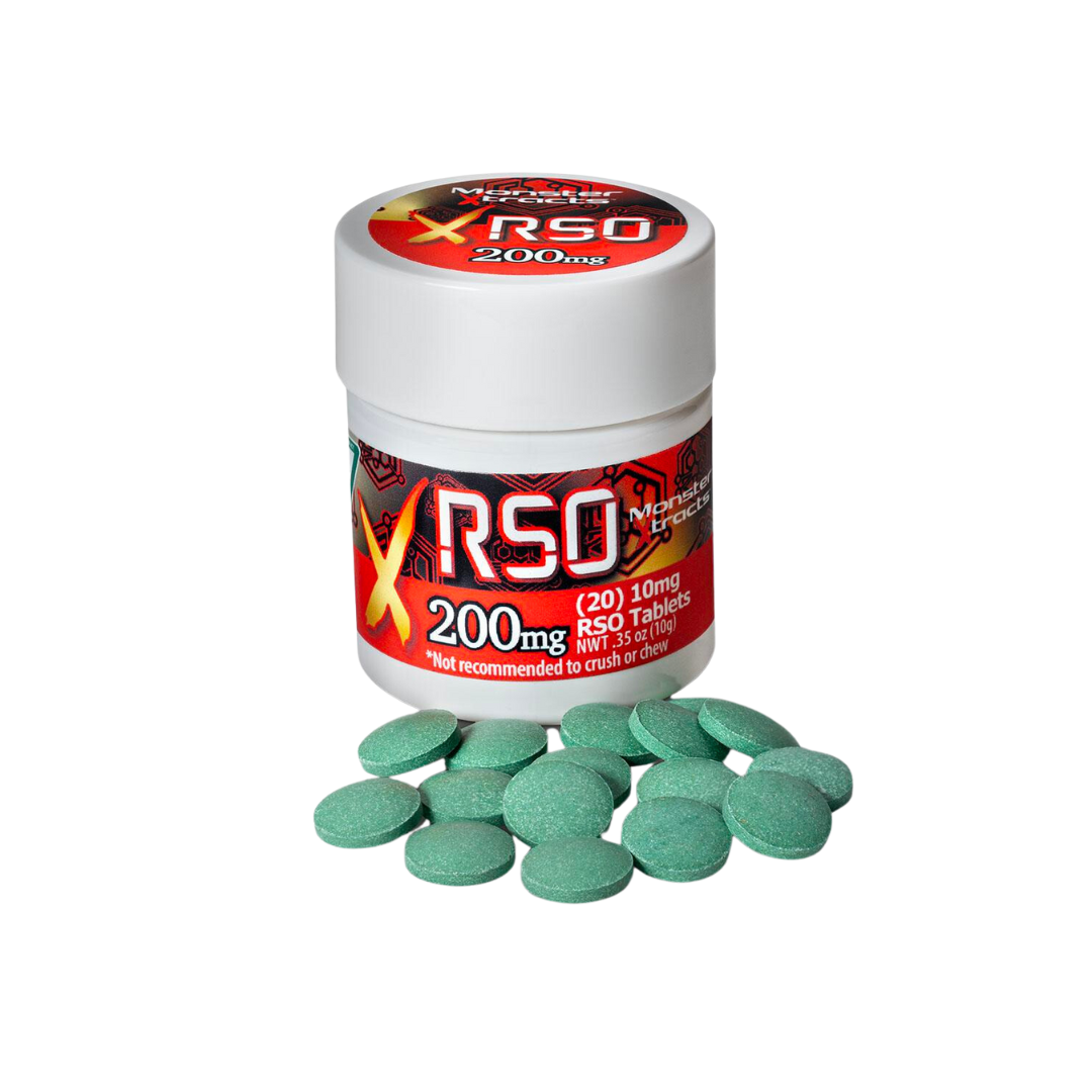 Photograph of product: Monster X | Rso Tablets | 200mg