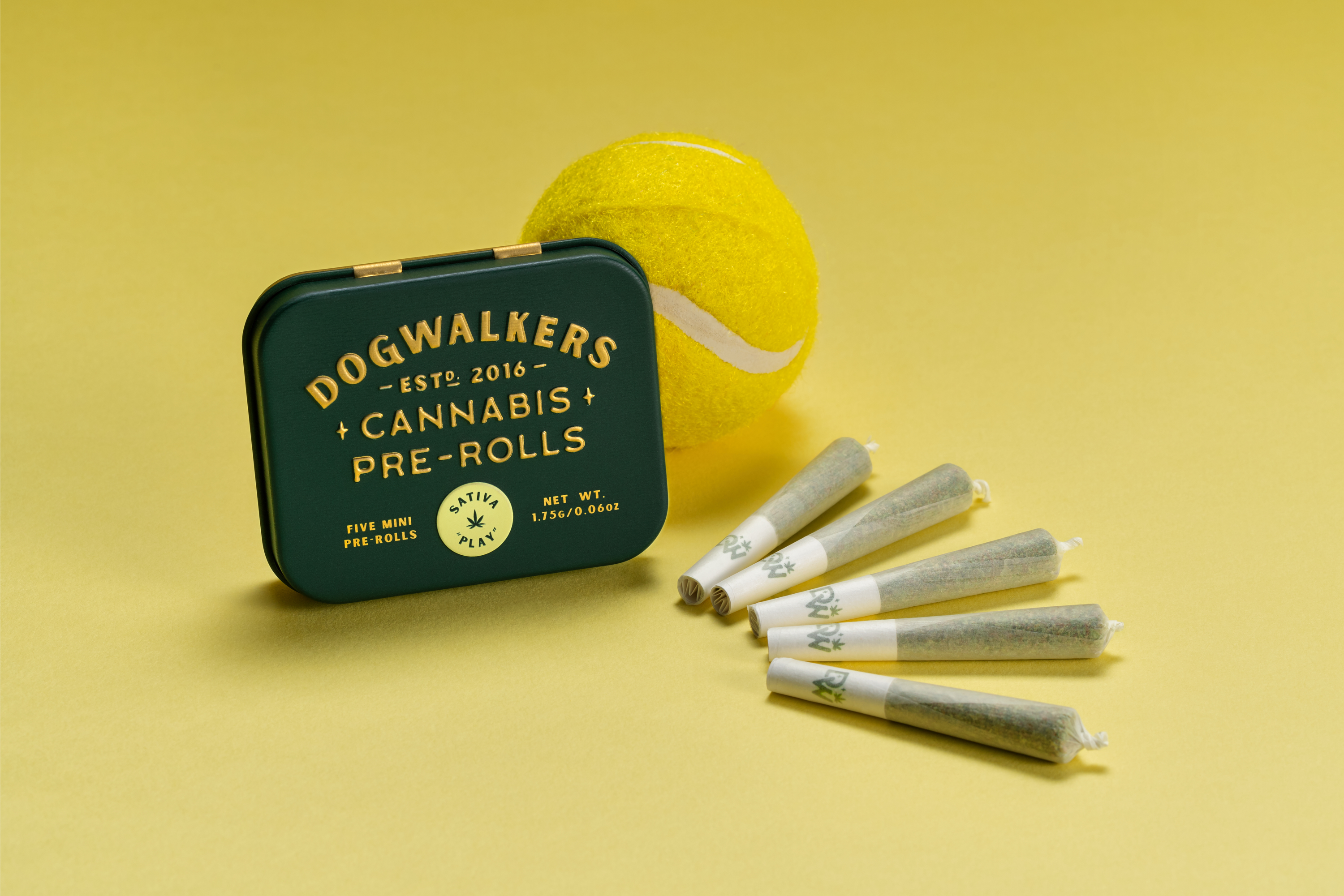 Photograph of product: L'Orange [Five 0.35g pre rolls] || Dogwalkers