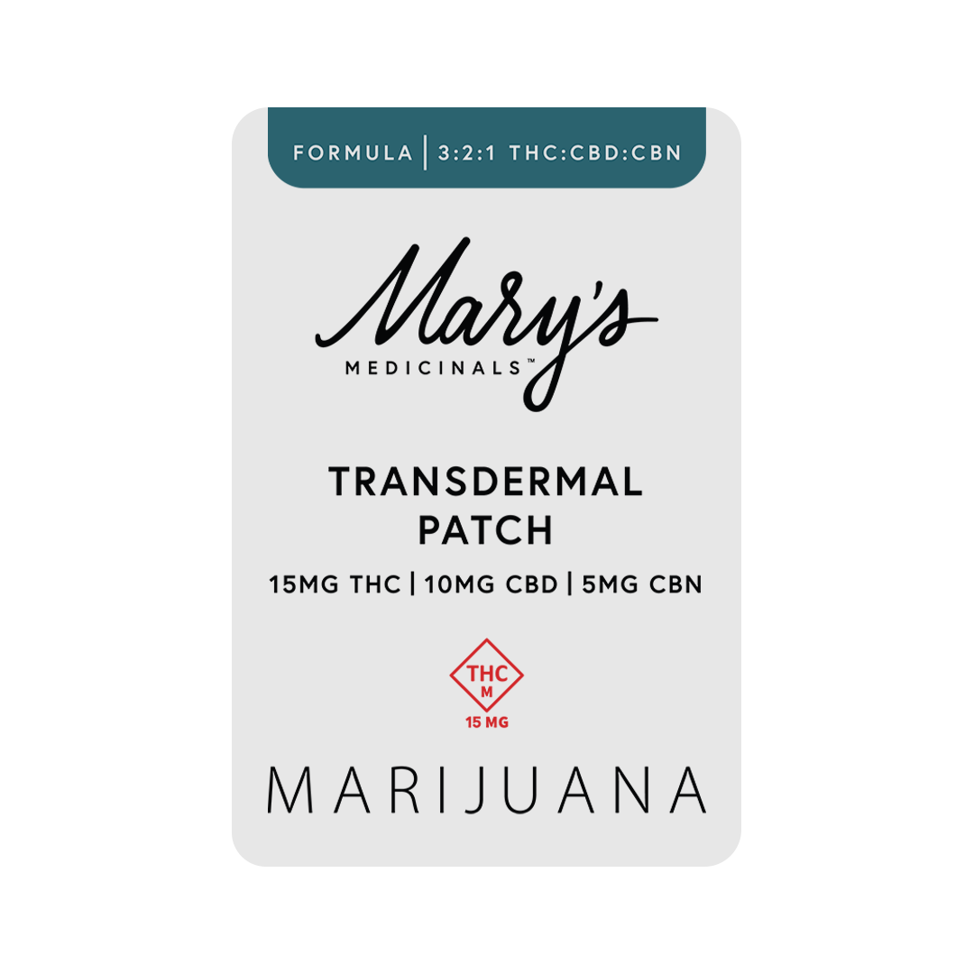 Photograph of product: Transdermal Formula 3:2:1 Patch (15mg)