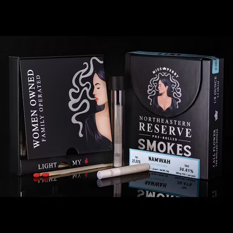 Photograph of product: Northeastern Reserve | Nam Wah | Infused Pre-Rolls | 5 Pack | 3.5g