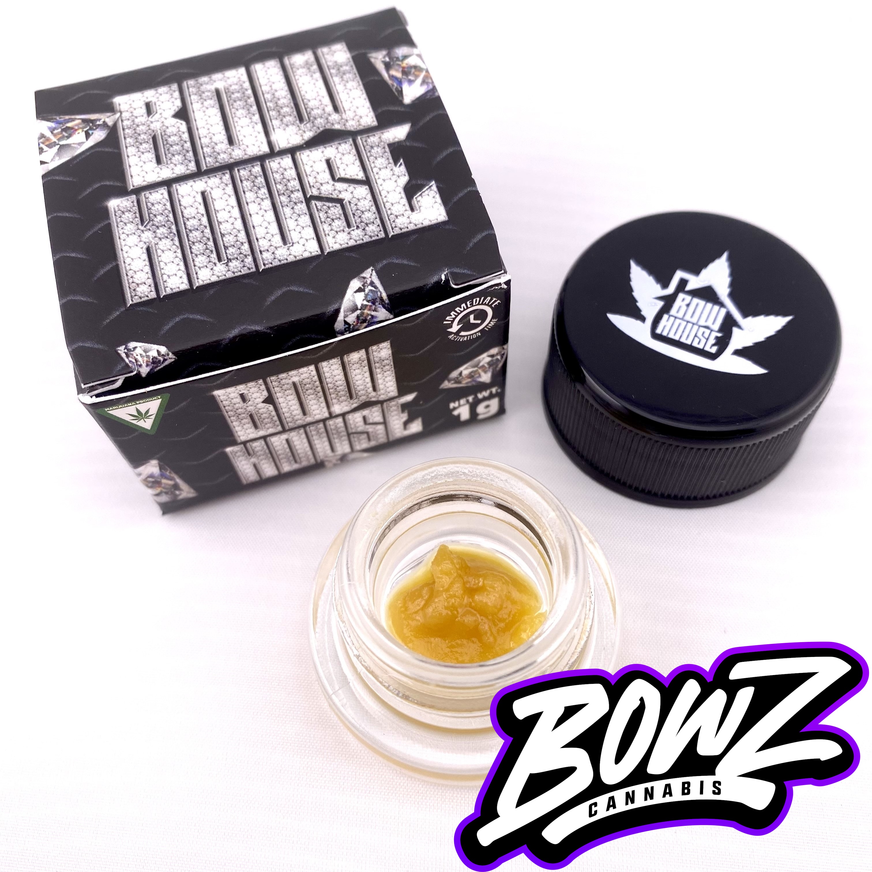 Photograph of product: Bow House - Concentrate Live Resin Sugar - (1g) - **ZEP** (3/$25)