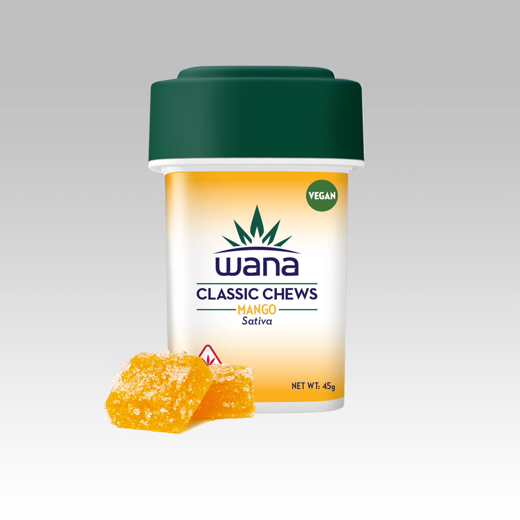Photograph of product: Oui'd Mango Wana Classic Chews 10pk/10mg